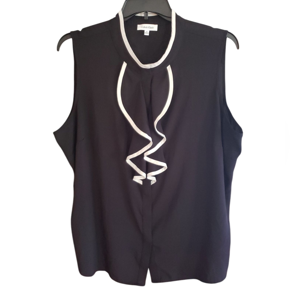 Calvin Klein Ruffle Blouse
